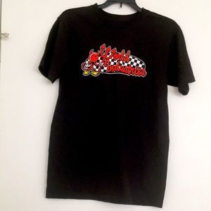 World Industries logo black S tee shirt